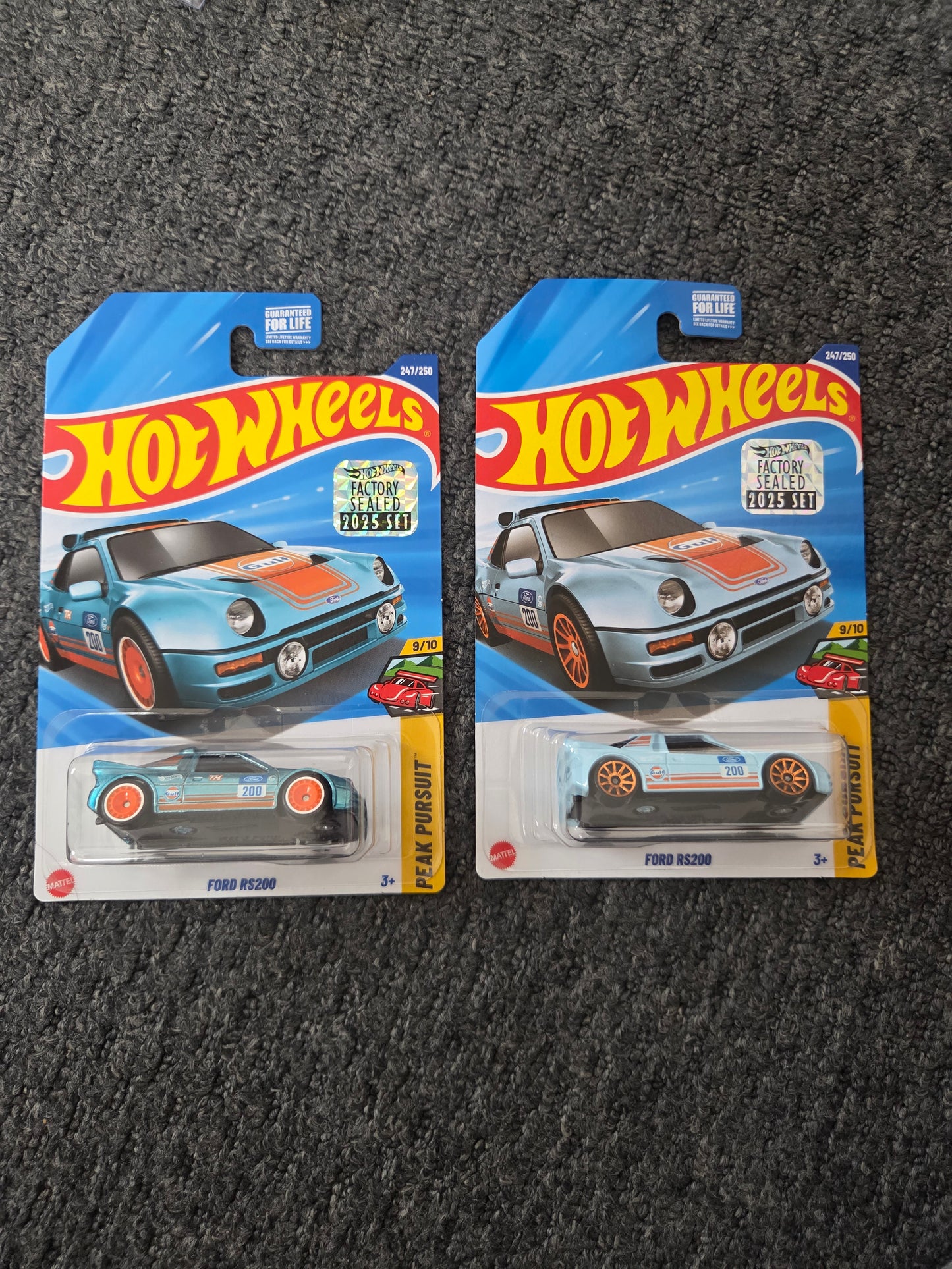 Hot Wheels Super Treasure Hunt Factory Sealed Ford Rs200 + Normal Verison