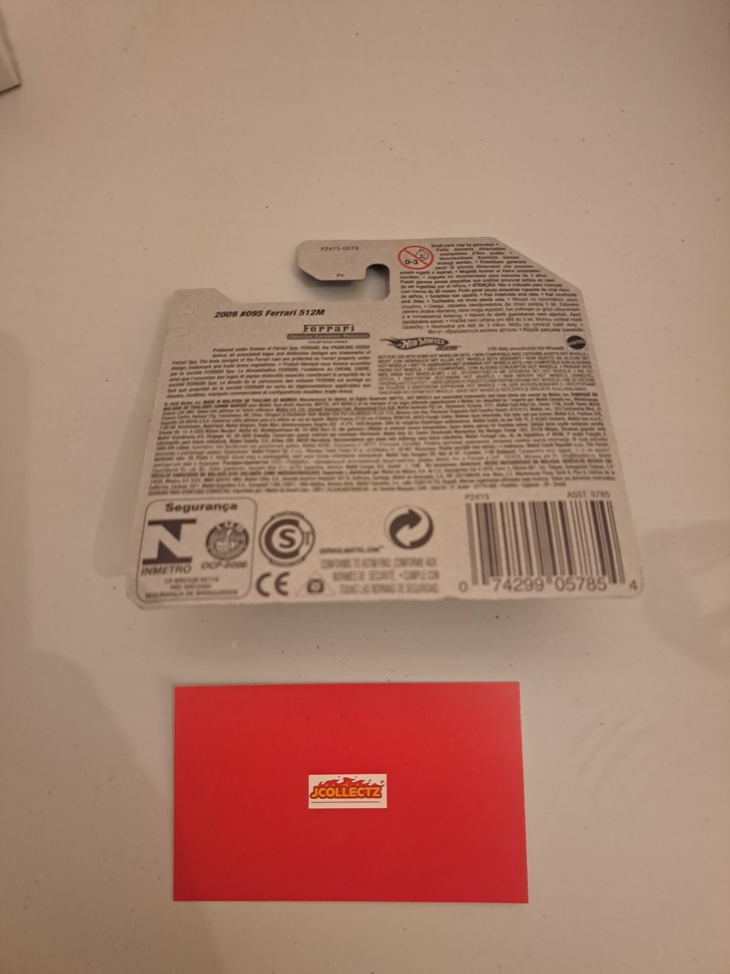 Hot Wheels Ferrari 512M *Damaged Blister*