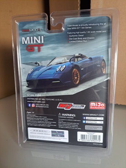 Mini Gt Pagani Huayra Roadster *Blister Card * 1 of 4800