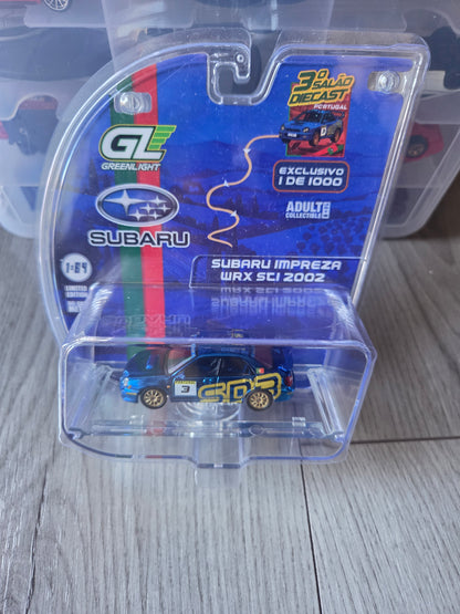 Greenlight Subaru Impreza Wrx 2002 Salao diecast Portugal Exclusive 1 of 1000