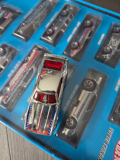 Hot wheels ford mustang funny car super chrome *loose*