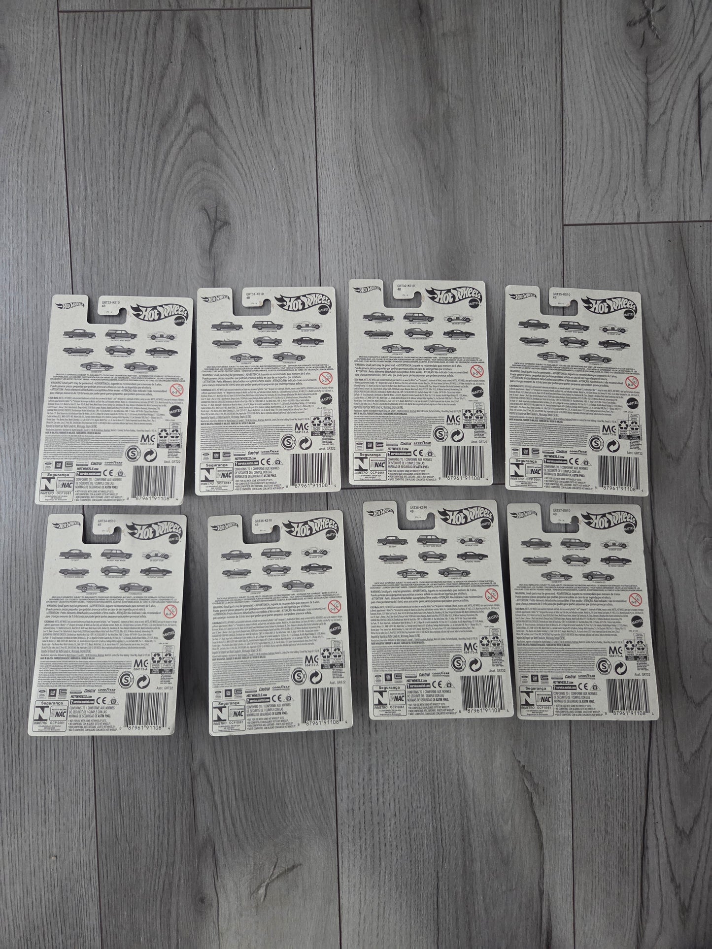 Hot Wheels Flying Customs Set of 8