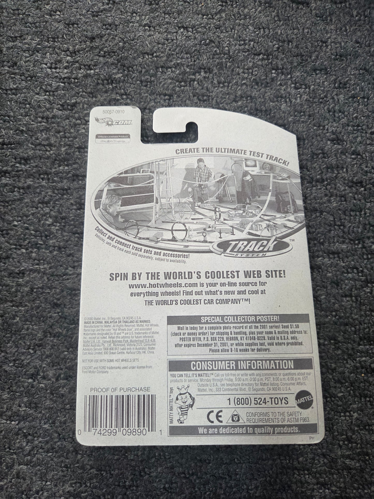 Hot Wheels Ford Escort Rally Silver