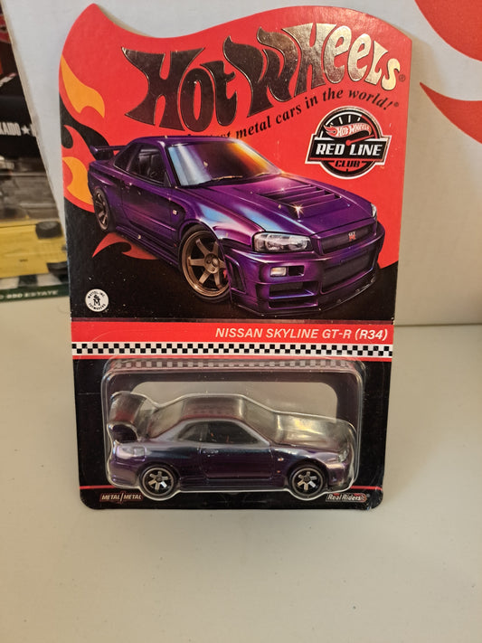 Hot Wheels Rlc Nissan Skyline GT-R R34