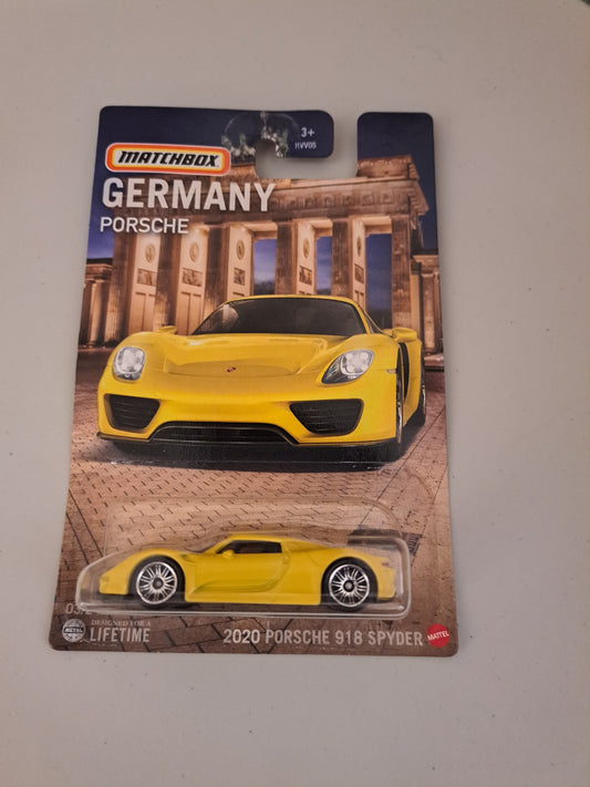 Matchbox Germany Porsche 918 Spyder