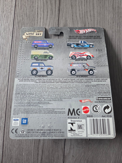 Hot Wheels 67 Austin Mini Van Premium Nose art 2011
