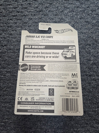 Hot Wheels Jagaur Xjc V12 Coupe Zamac Exclusive