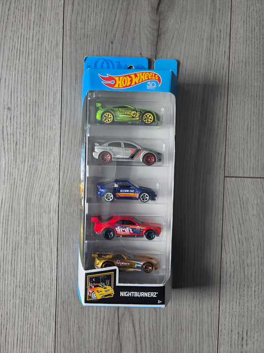 Hot Wheels 5 pack Nightburnerz
