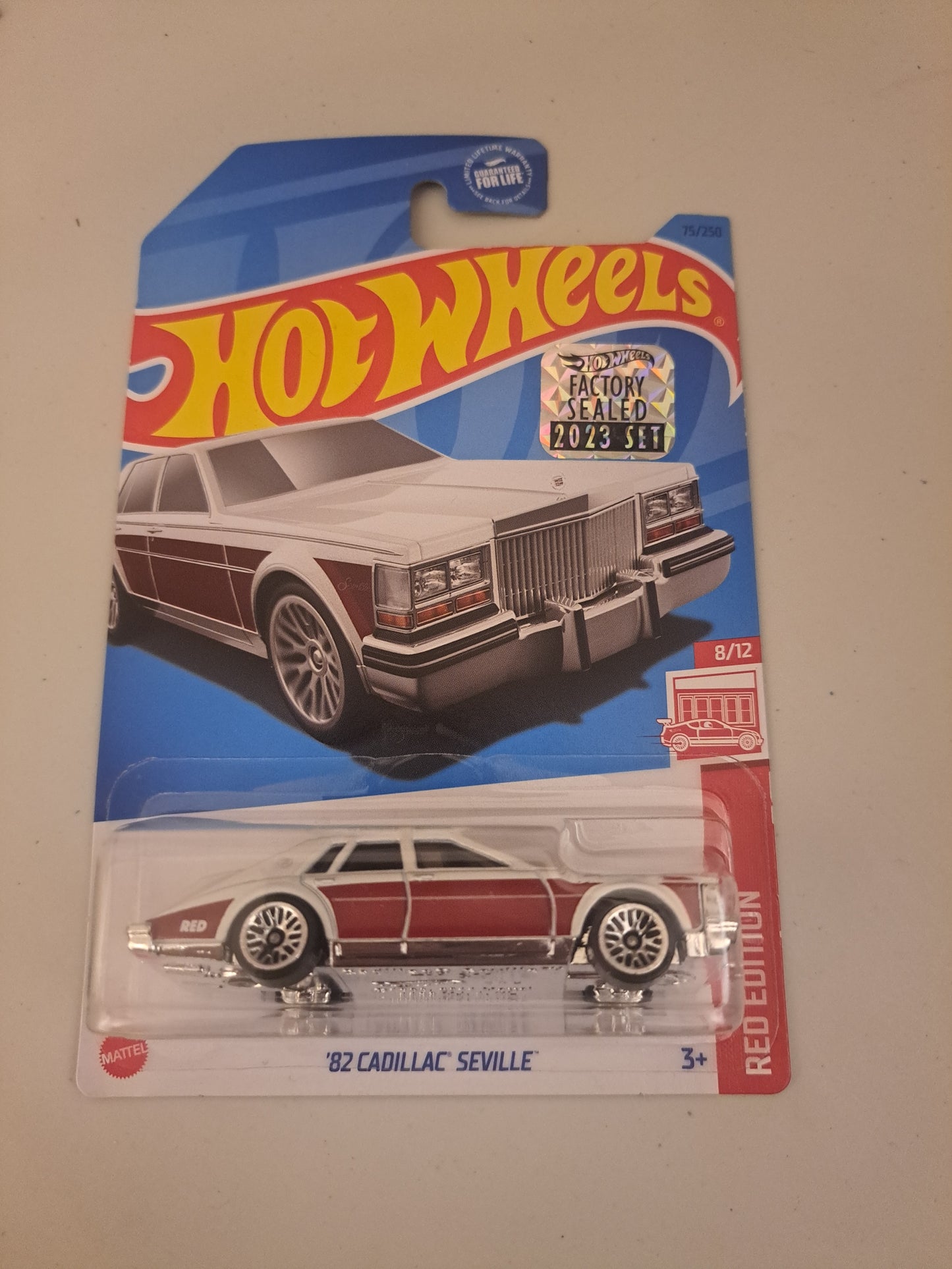 Hot Wheels Red Edition 82 Cadillac Seville *Factory Sealed*