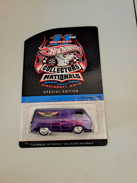 Hot Wheels Dodge A100 11th Collectors Nationals Limited to 1200 Pieces.