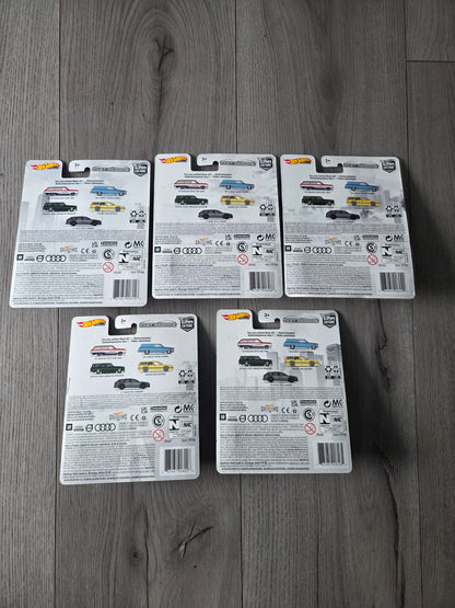 Hot Wheels Premium Fast Wagons set of 5