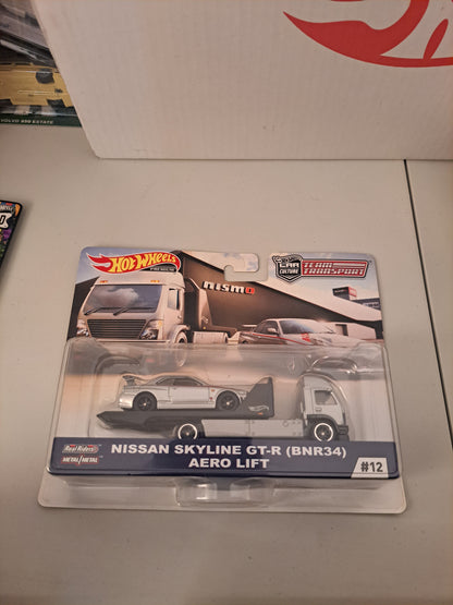 Hot Wheels Team Transport Nissan Skyline GT-R(BNR34) Aerolift