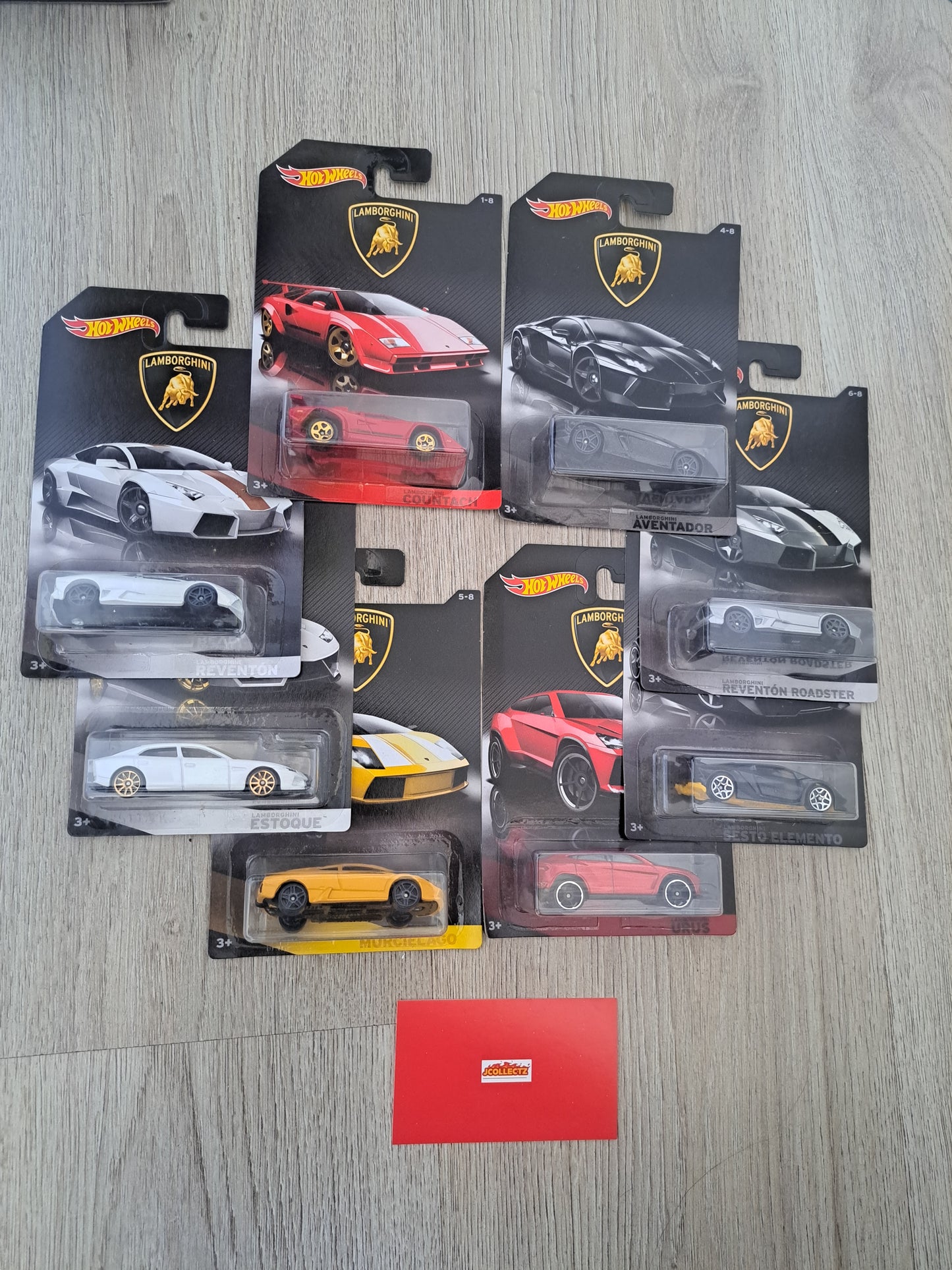 Hot Wheels Lamborghini Set of 8