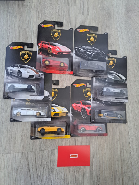 Hot Wheels Lamborghini Set of 8
