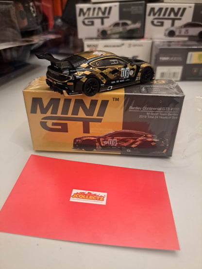 Mini Gt Bentley Continental Gt3 #199