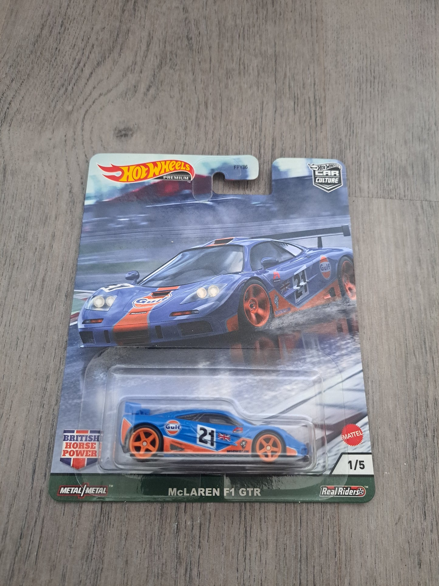 Hot Wheels Mclaren  F1 GTR