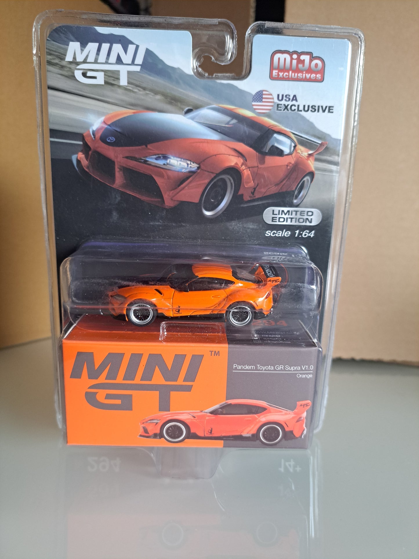 Mini Gt Pandem Toyota Gr Supra V1.0 *Blister Card *