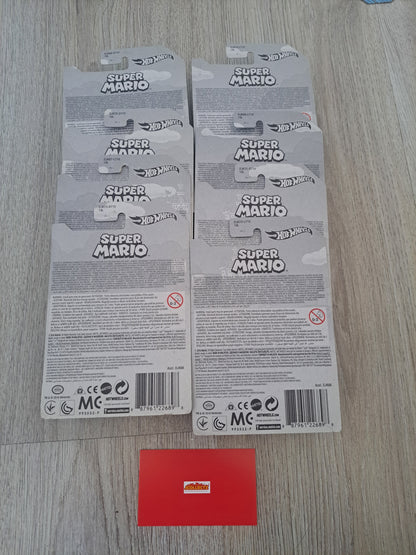 Hot Wheels Super Mario Set of 8