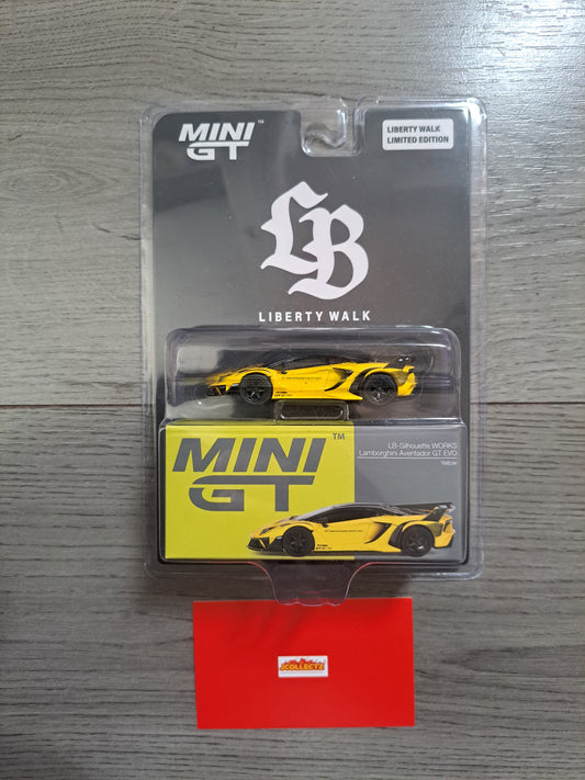Mini Gt Liberty Walk Lb Silhouette Works Lamborghini Aventador Gt Evo