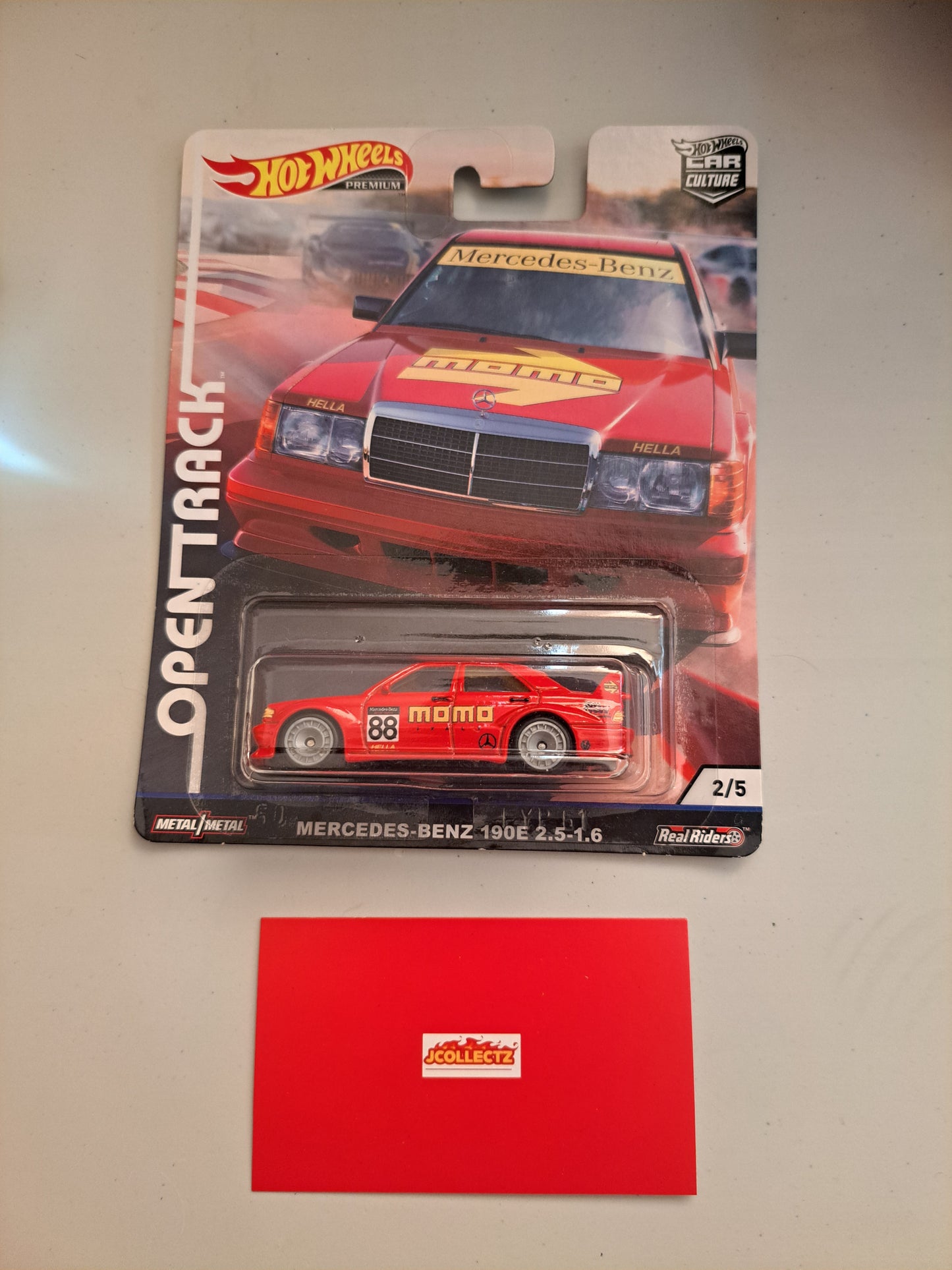 Hot Wheels Opentrack Mercedes-Benz 190e 2.5-1.6 *Error*