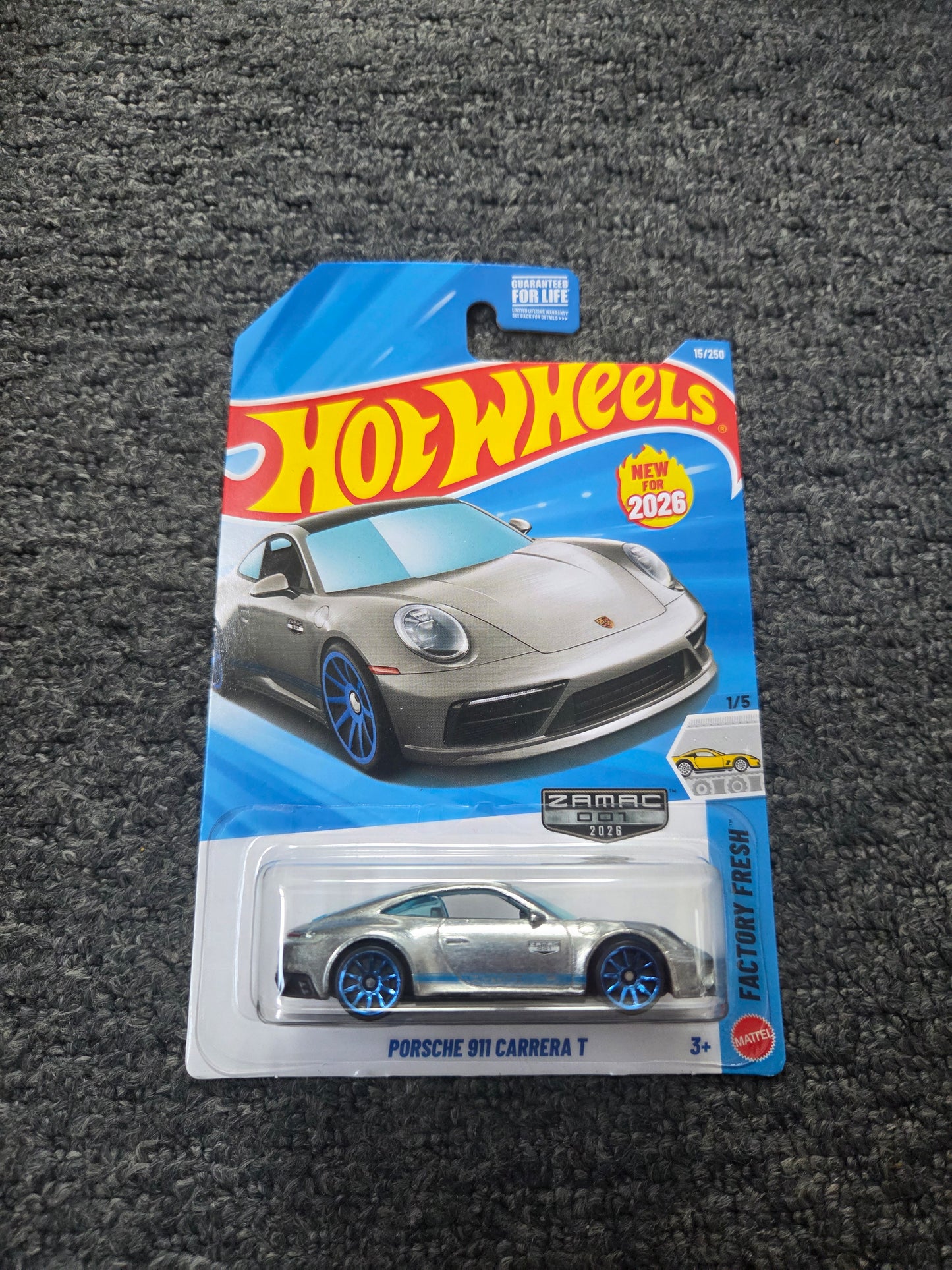 Hot Wheels Porsche 911 Carrera T Zamac Exclusive