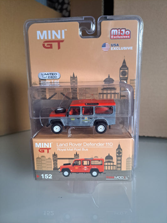 Mini Gt Land Rover Defender 110 Royal Mail *Blister Card Chase*