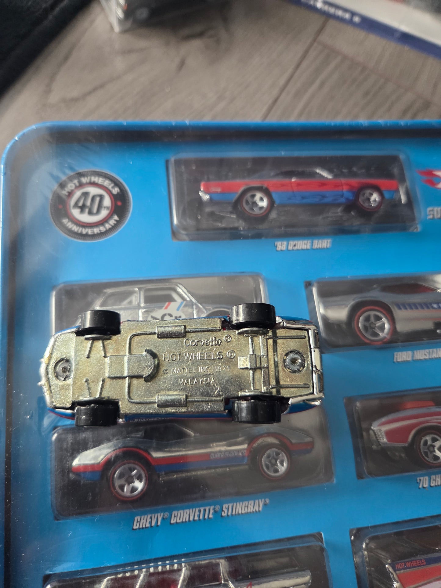 Hot wheels super chrome corvette stingray *loose*