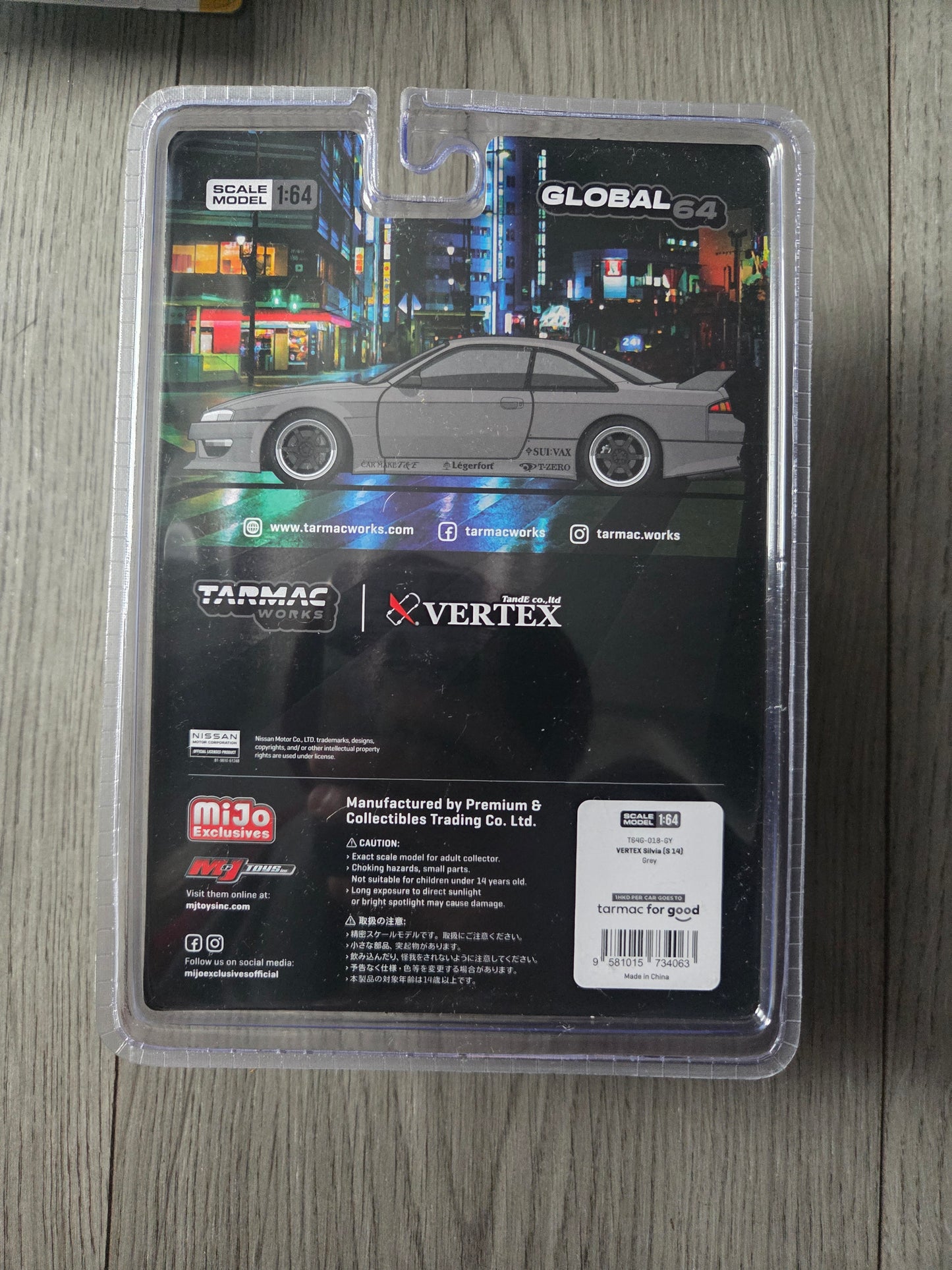 Tarmac Works Vertex Silvia S14 Chase
