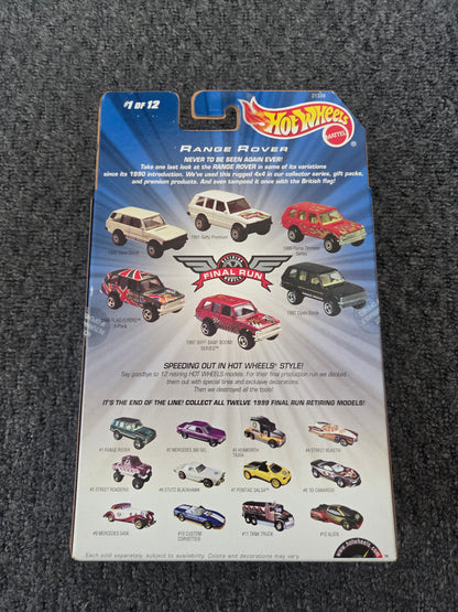 Hot Wheels 1999 Final Run Range Rover