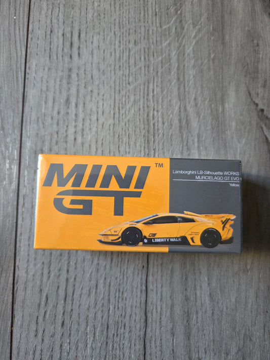 Mini Gt Lamborghini Lb Silhoutte Works Murceilago Gt Evo #1135