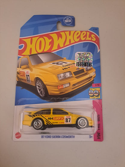 Hot Wheels 87 Ford Sierra Cosworth Exclusive *Factory Sealed*