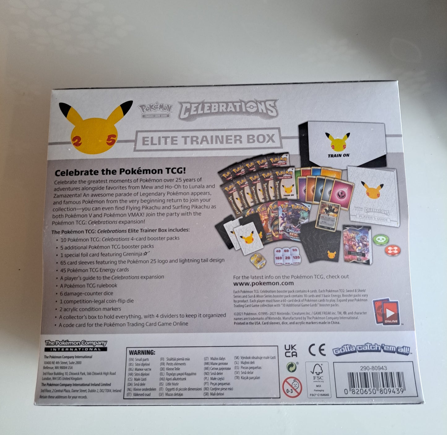 Celebrations Elite Trainer box