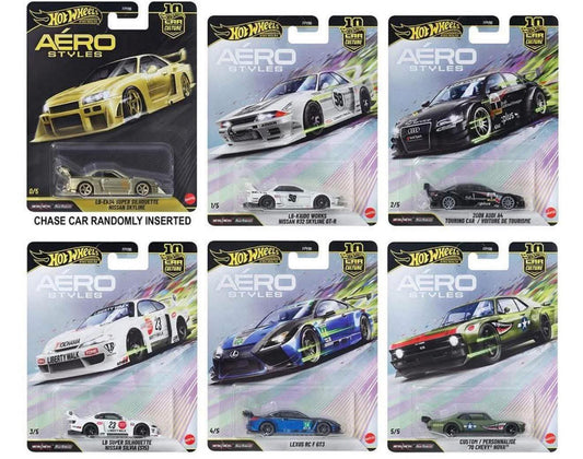 Hot Wheels Premium Aero Styles Set of 5 *Pre Order*