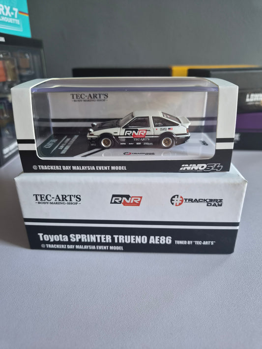 Inno 64 Toyota Sprinter Trueno Aero Ae86 Malaysia Event Model White