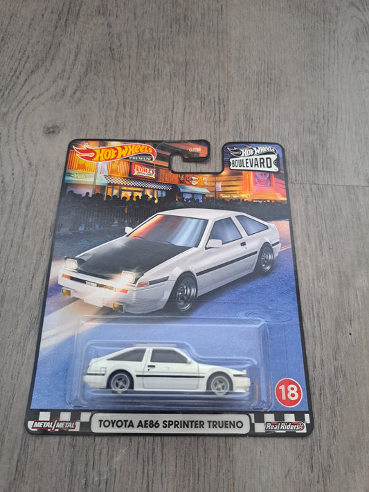 Hot Wheels Boulevard Toyota Ae86 Sprinter Trueno #18