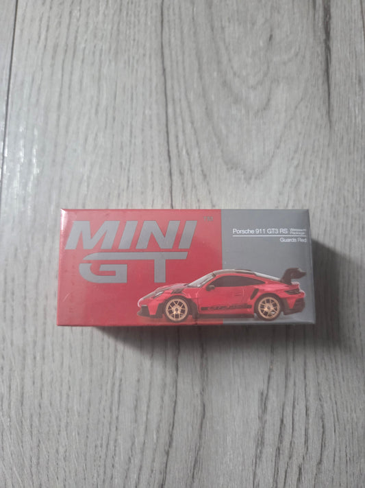 Mini Gt Porsche Gt3 Rs Gaurds Red #1060