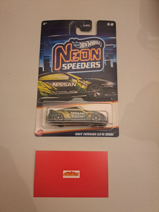 Hot Wheels Neón Speeders Nissan GT-R R35