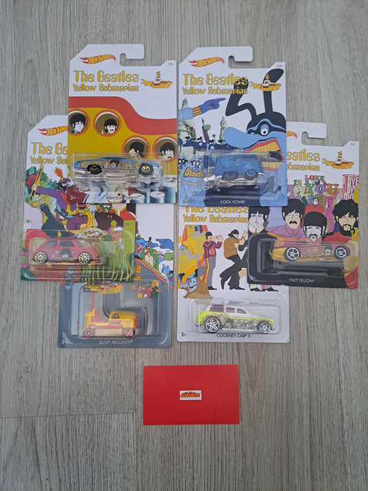 Hot Wheels Beatles Set of 6