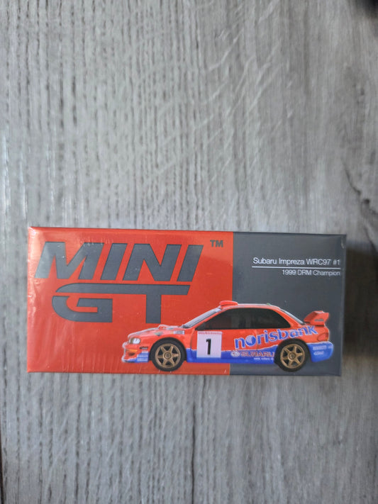 Mini Gt subaru imprezza Wrc97 #1 1999 Drm Champion #1140