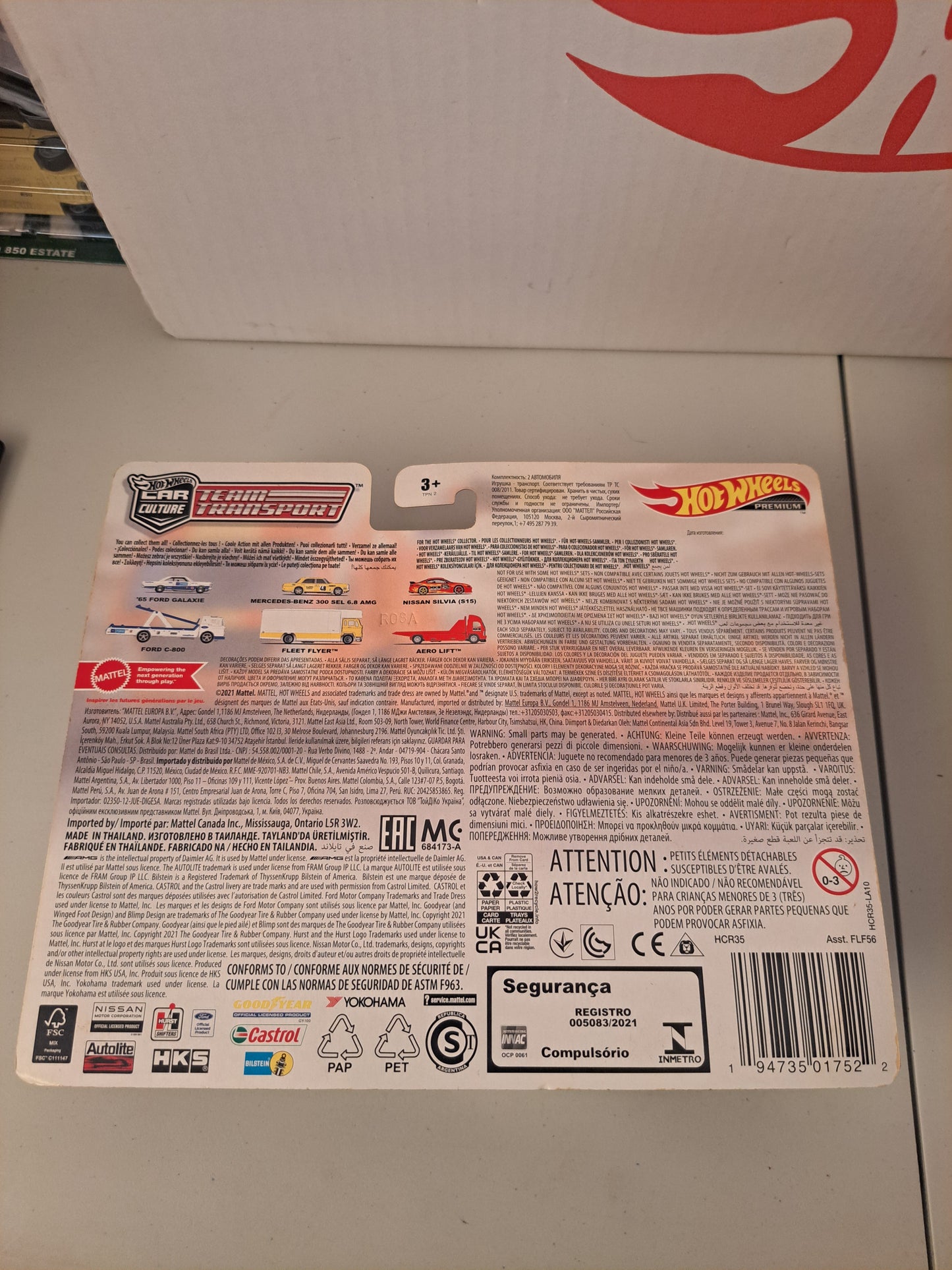 Hot Wheel Team Transport Nissan Silvia S15