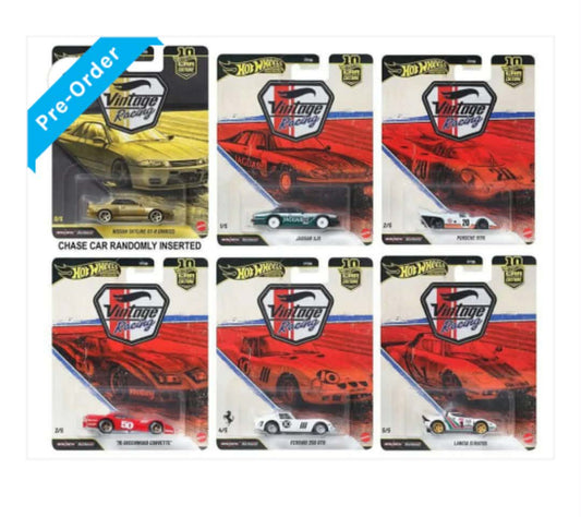 Hot Wheels Vintage Racing Set of 5 *Now Instock*