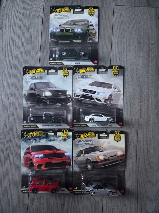 Hot Wheels Premium Power trip Set of 5