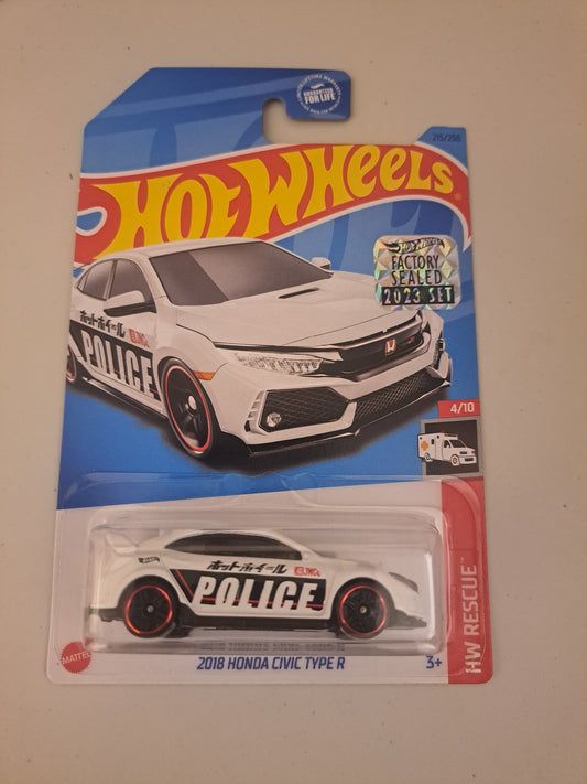 Hot Wheels 2018 Honda Civic Type R *Factory Sealed*