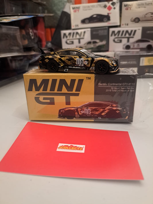 Mini Gt Bentley Continental Gt3 #199