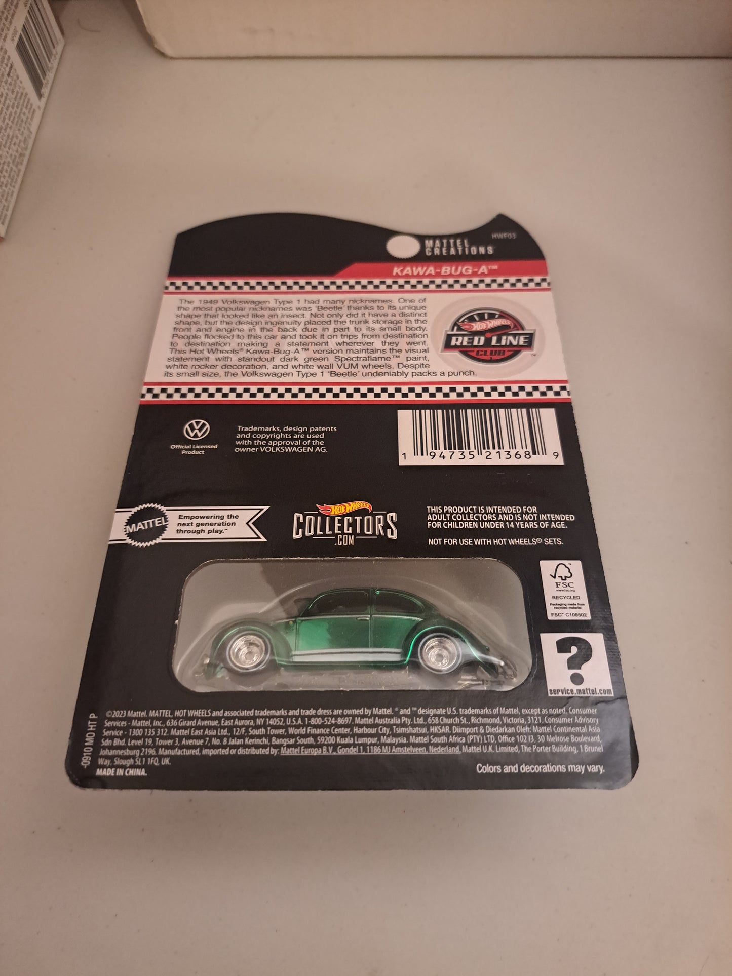 Hot Wheels 2024 Club Car Kawa-Bug-A Rlc