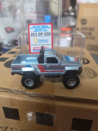 Hot Wheels 87 Toyota 2026 Dallas Nationals Charity Exclusive 1 of 650