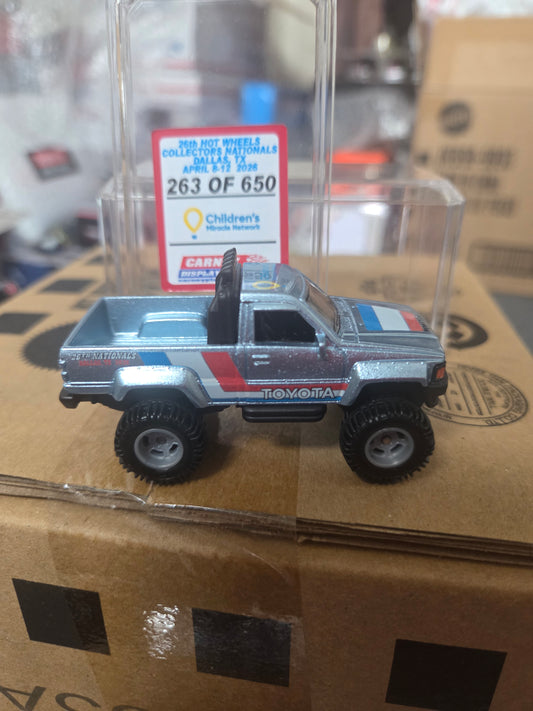 Hot Wheels 87 Toyota 2026 Dallas Nationals Charity Exclusive 1 of 650