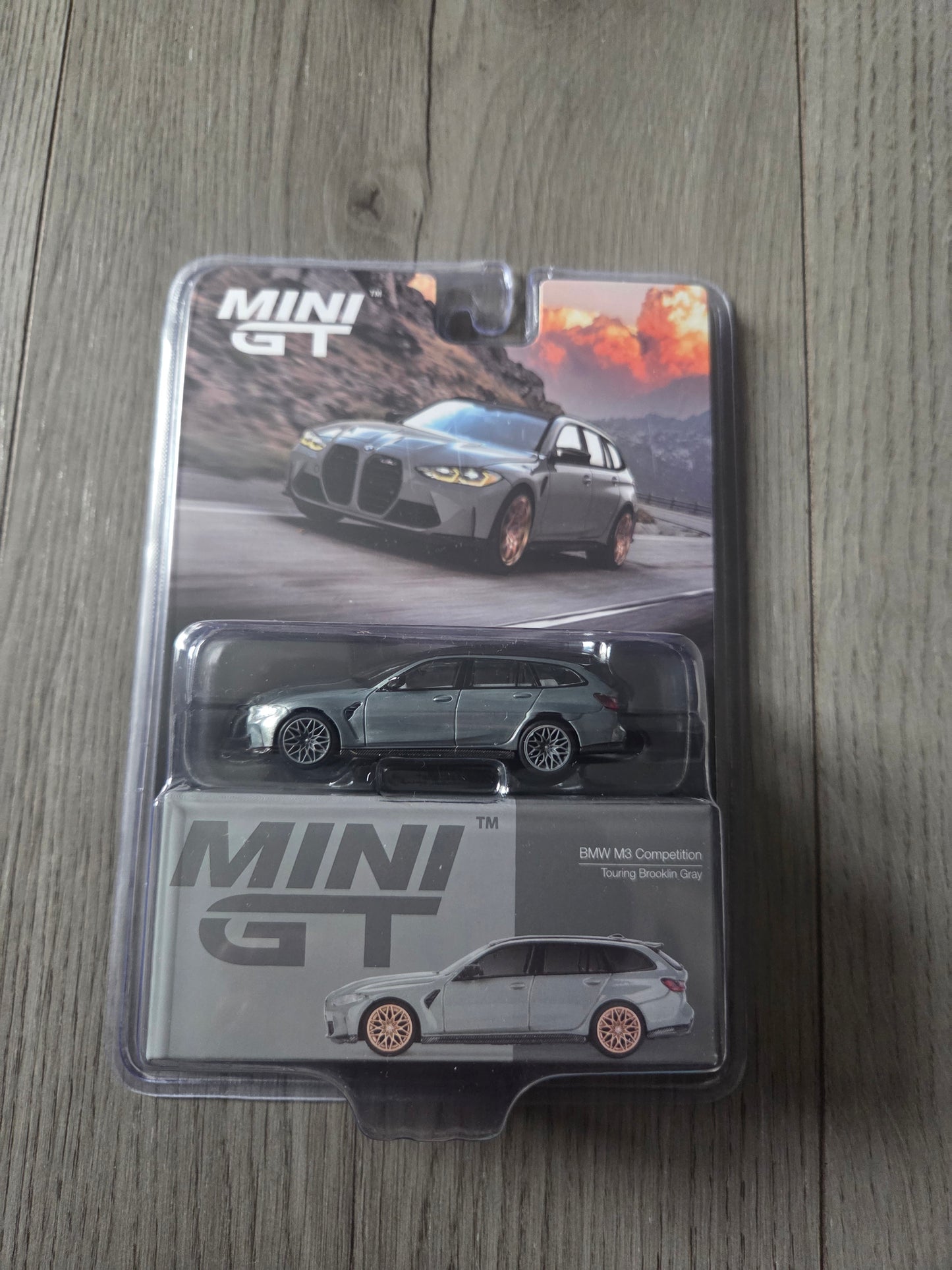 Mini Gt Bmw M3 Competition Touring Chase Blister Card #864
