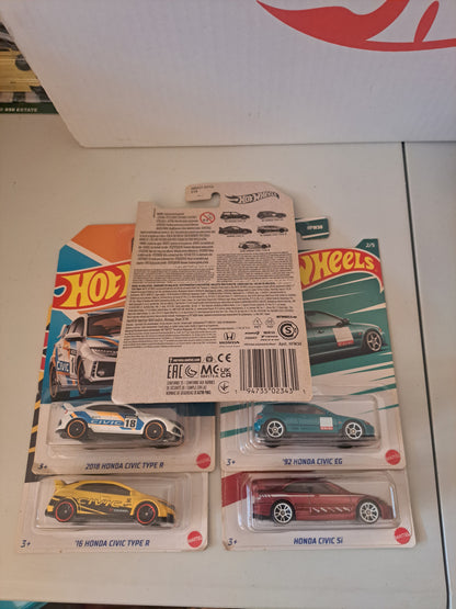 Hot Wheels Honda Set of 5