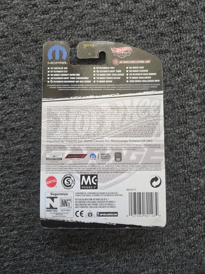 Hot wheels garage 70 dodge hemi challenger premium real rider